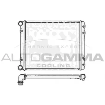 Radiateur, refroidissement du moteur AUTOGAMMA 102895