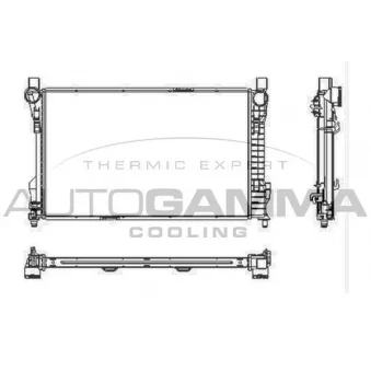 Radiateur, refroidissement du moteur AUTOGAMMA