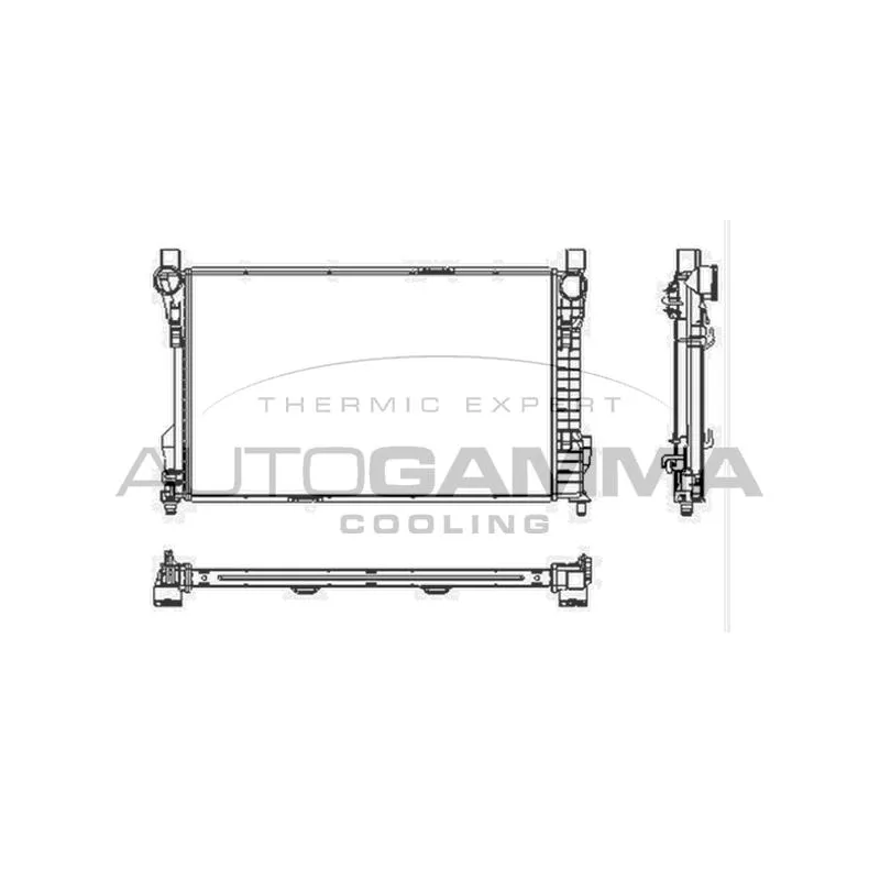Radiateur, refroidissement du moteur AUTOGAMMA 102920