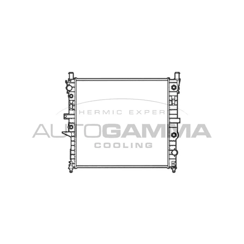 Radiateur, refroidissement du moteur AUTOGAMMA 102922