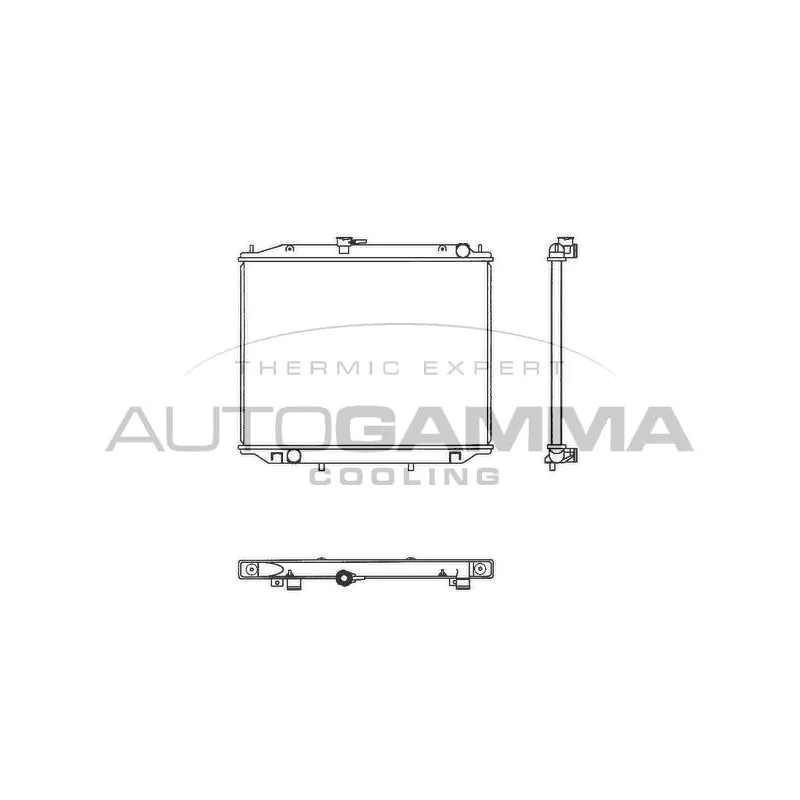Radiateur, refroidissement du moteur AUTOGAMMA 102933