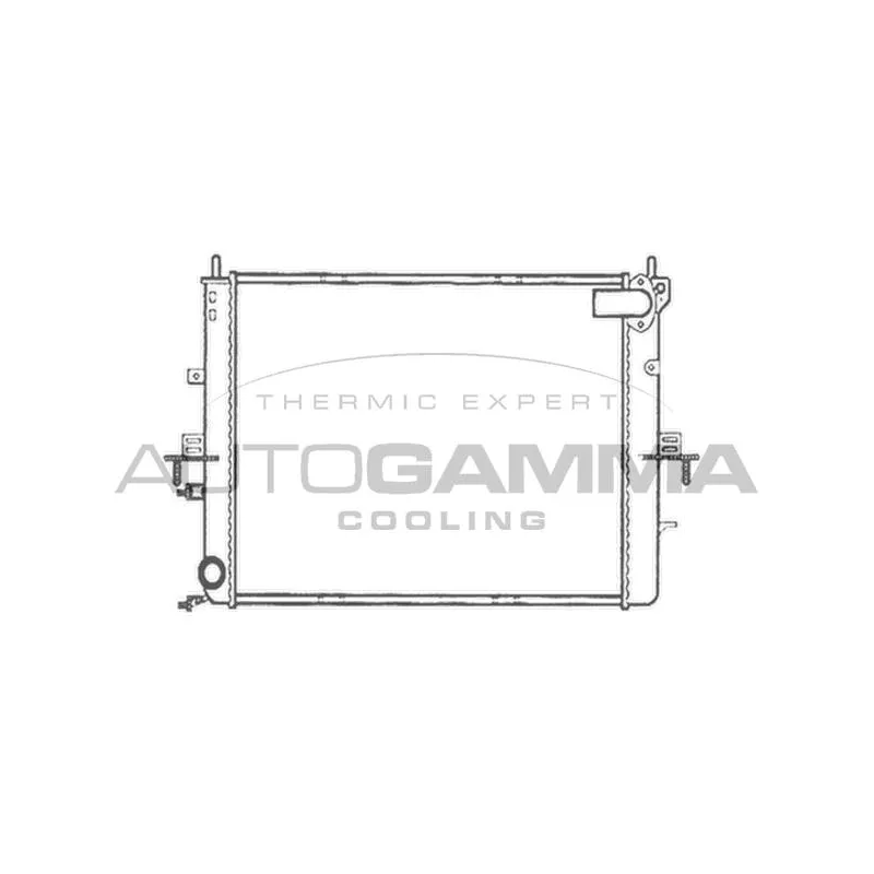 Radiateur, refroidissement du moteur AUTOGAMMA 102937
