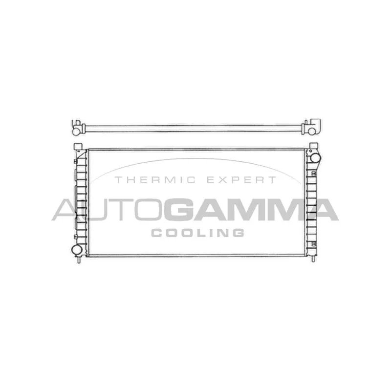 Radiateur, refroidissement du moteur AUTOGAMMA 102938