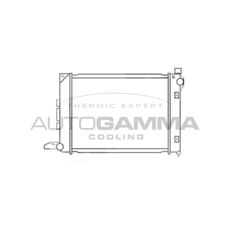 Radiateur, refroidissement du moteur AUTOGAMMA 102939