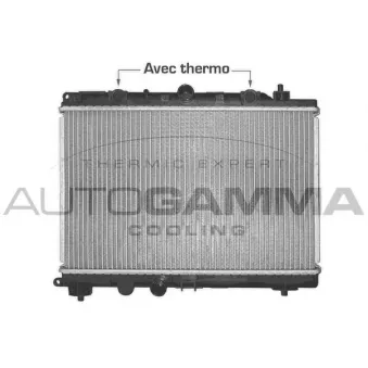Radiateur, refroidissement du moteur AUTOGAMMA 102946