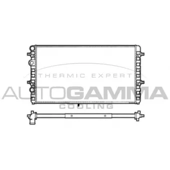 Radiateur, refroidissement du moteur AUTOGAMMA 102953
