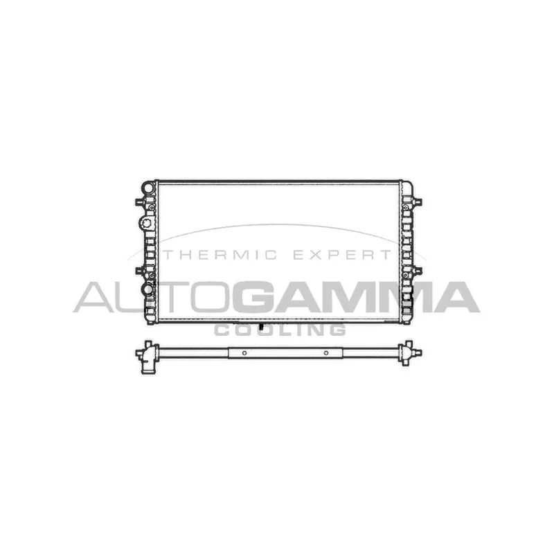 Radiateur, refroidissement du moteur AUTOGAMMA 102953