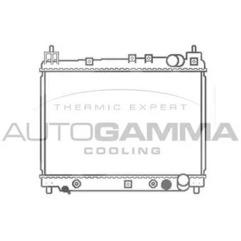 Radiateur, refroidissement du moteur AUTOGAMMA 102957