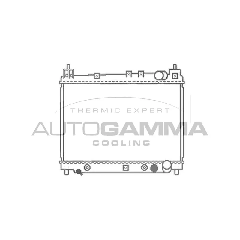 Radiateur, refroidissement du moteur AUTOGAMMA 102957