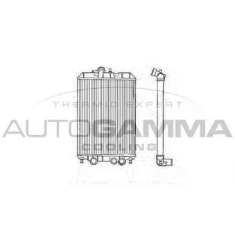 Radiateur, refroidissement du moteur AUTOGAMMA 102958
