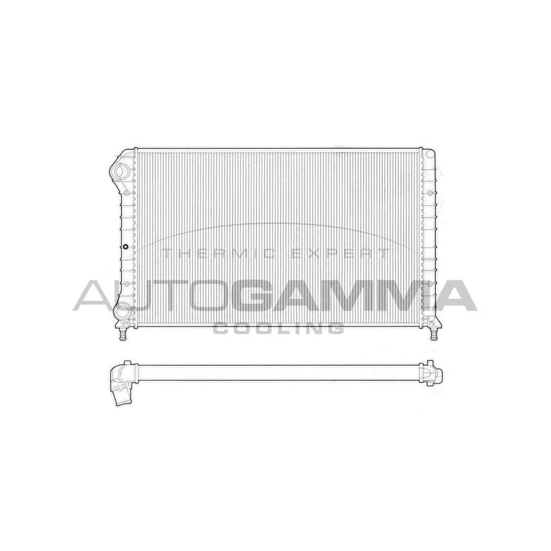 Radiateur, refroidissement du moteur AUTOGAMMA 102961