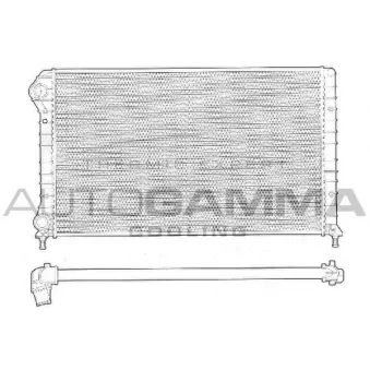Radiateur, refroidissement du moteur AUTOGAMMA 102962