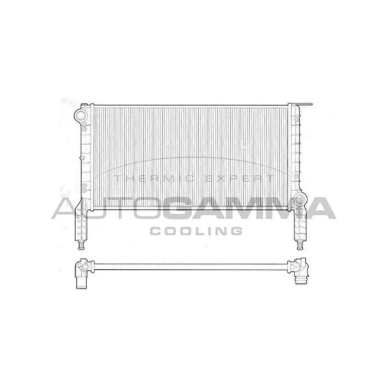 Radiateur, refroidissement du moteur AUTOGAMMA 102963