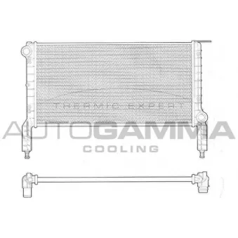 Radiateur, refroidissement du moteur AUTOGAMMA