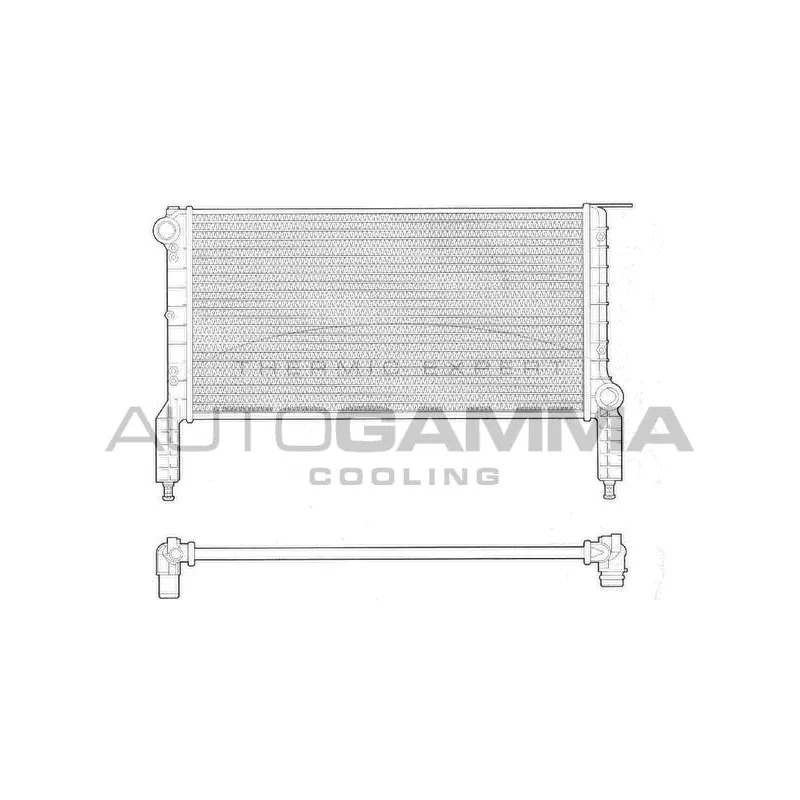 Radiateur, refroidissement du moteur AUTOGAMMA 102964