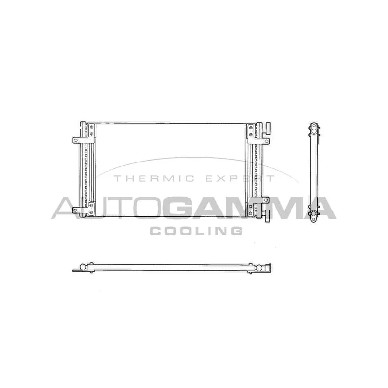 Condenseur, climatisation AUTOGAMMA 102965