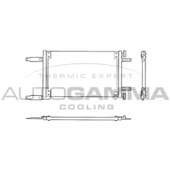 Condenseur, climatisation AUTOGAMMA 102966