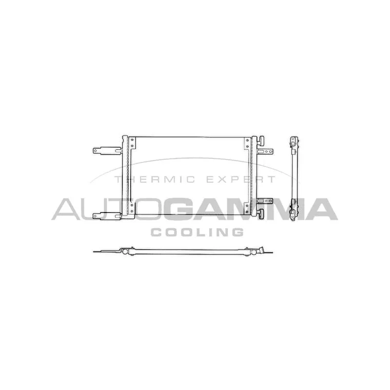 Condenseur, climatisation AUTOGAMMA 102966