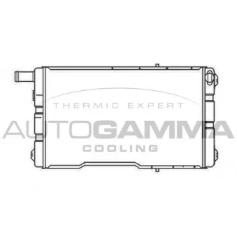 Radiateur, refroidissement du moteur AUTOGAMMA 102968