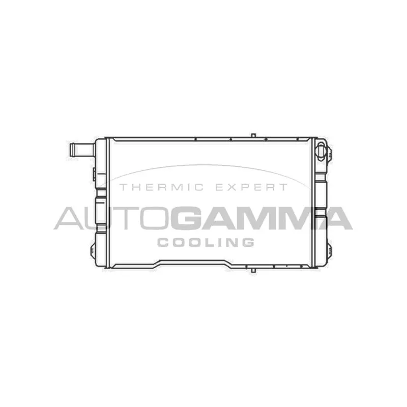 Radiateur, refroidissement du moteur AUTOGAMMA 102968