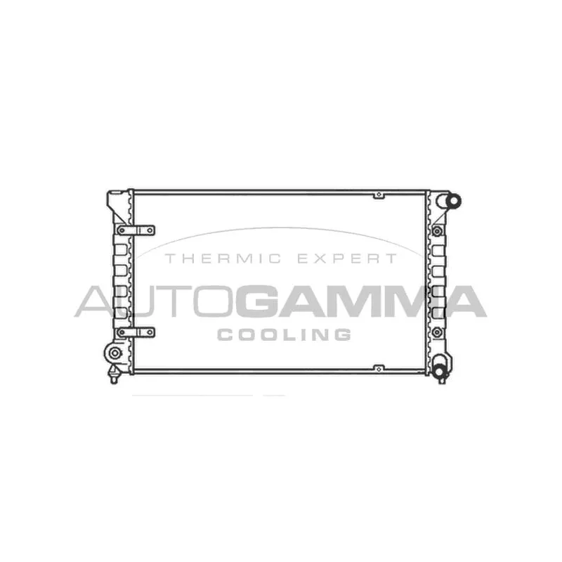 Radiateur, refroidissement du moteur AUTOGAMMA 102969