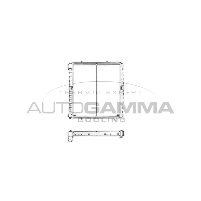 Radiateur, refroidissement du moteur AUTOGAMMA 102972