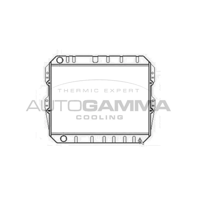 Radiateur, refroidissement du moteur AUTOGAMMA 102974