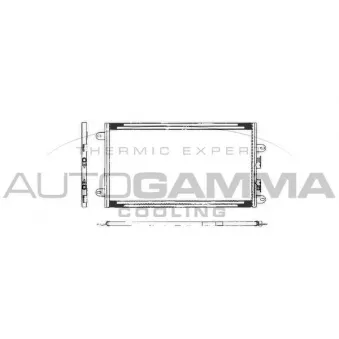 Condenseur, climatisation AUTOGAMMA 102977