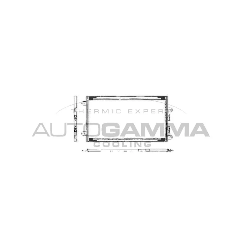 Condenseur, climatisation AUTOGAMMA 102977