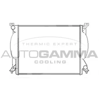 Radiateur, refroidissement du moteur AUTOGAMMA 102981