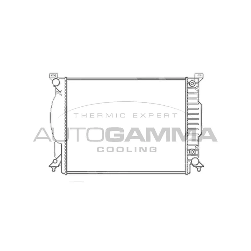 Radiateur, refroidissement du moteur AUTOGAMMA 102983