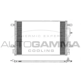 Condenseur, climatisation AUTOGAMMA 102988