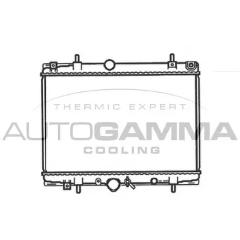 Radiateur, refroidissement du moteur AUTOGAMMA 102995
