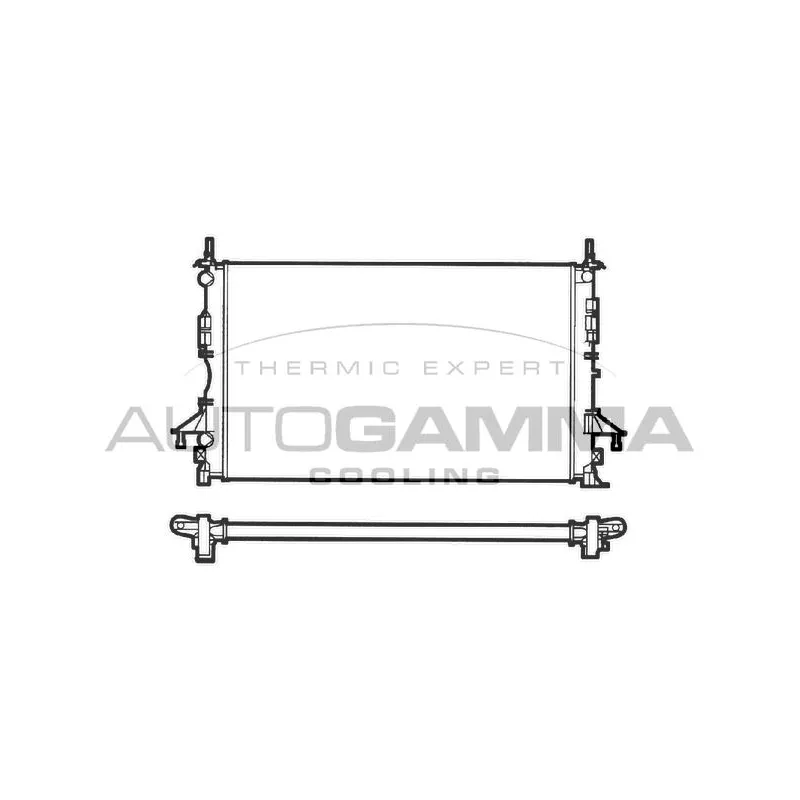 Radiateur, refroidissement du moteur AUTOGAMMA 102998