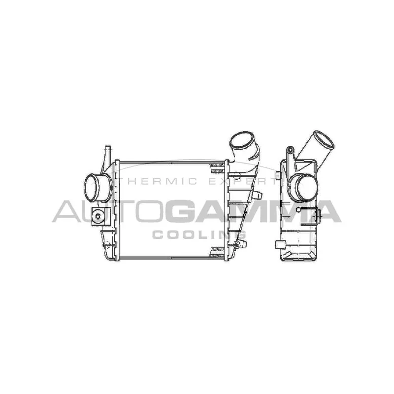 Intercooler, échangeur AUTOGAMMA 103011