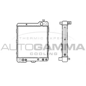 Radiateur, refroidissement du moteur AUTOGAMMA