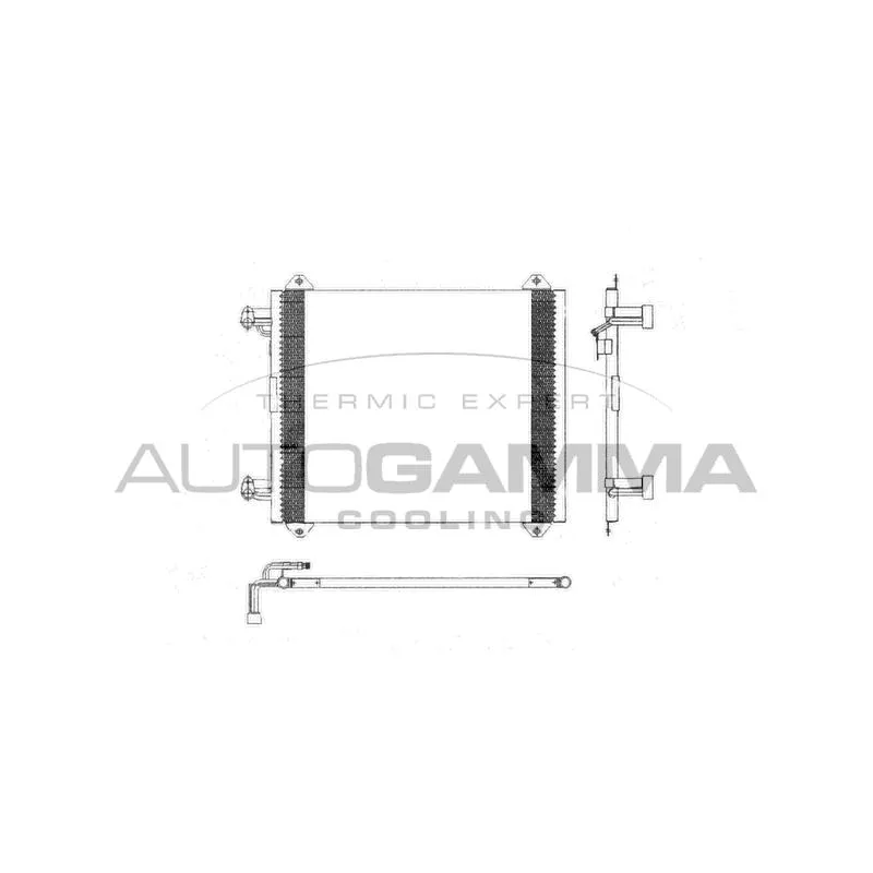 Condenseur, climatisation AUTOGAMMA 103028