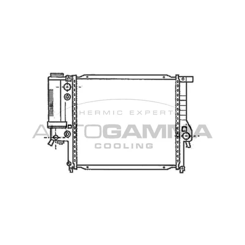 Radiateur, refroidissement du moteur AUTOGAMMA 103034