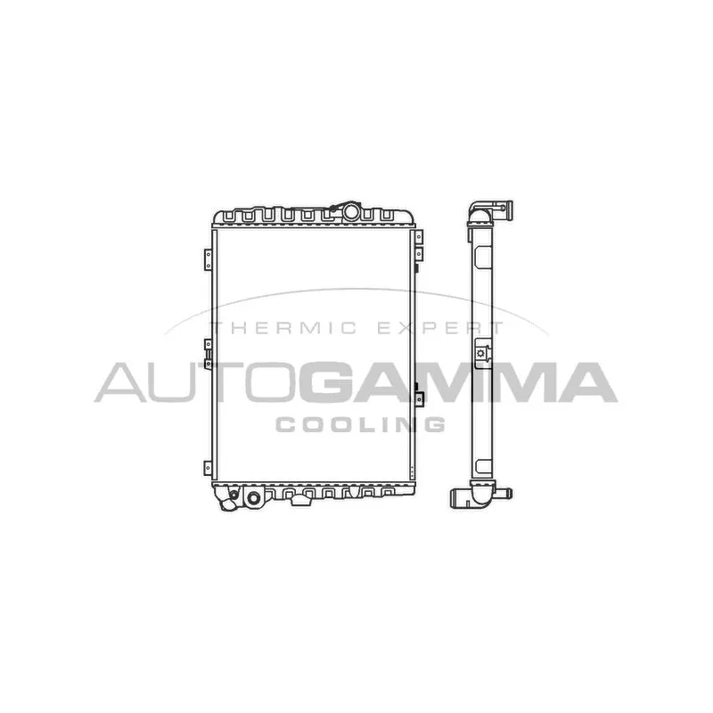 Radiateur, refroidissement du moteur AUTOGAMMA 103036