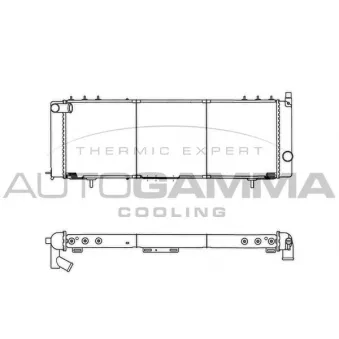 Radiateur, refroidissement du moteur AUTOGAMMA 103039