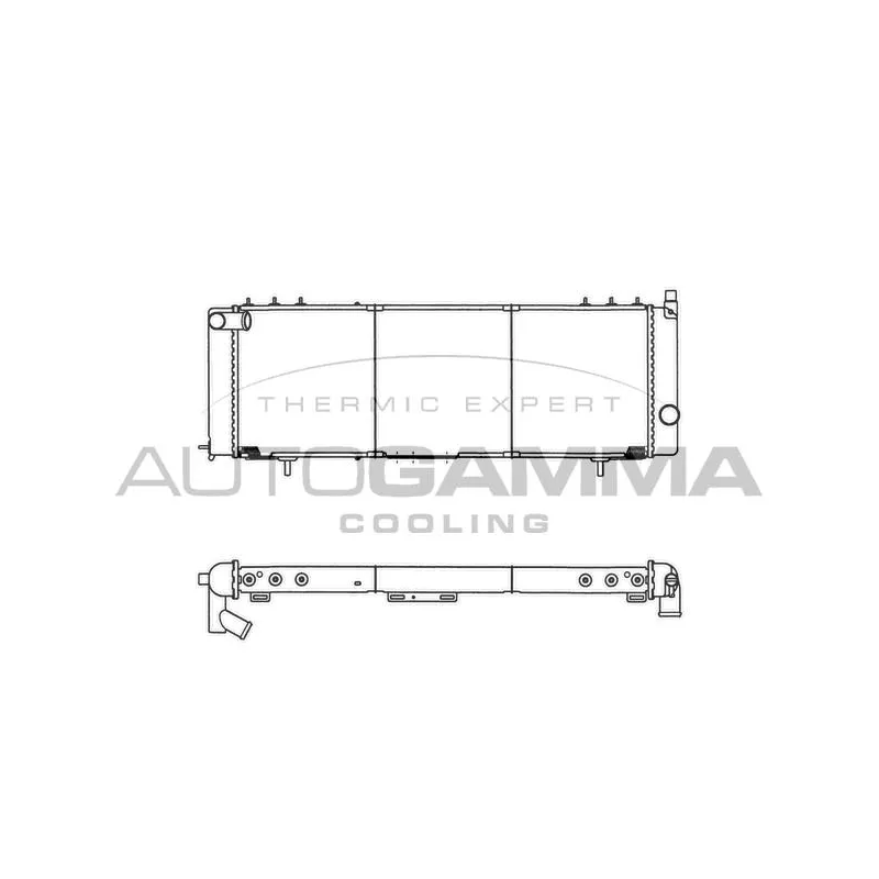 Radiateur, refroidissement du moteur AUTOGAMMA 103039