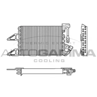 Condenseur, climatisation AUTOGAMMA 103042