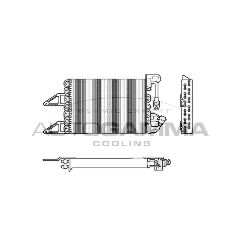 Condenseur, climatisation AUTOGAMMA 103042