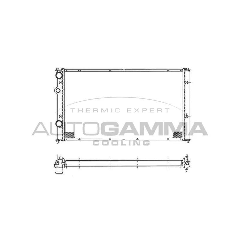Radiateur, refroidissement du moteur AUTOGAMMA 103043