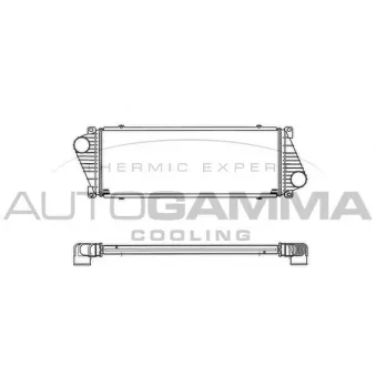 Intercooler, échangeur AUTOGAMMA 103048