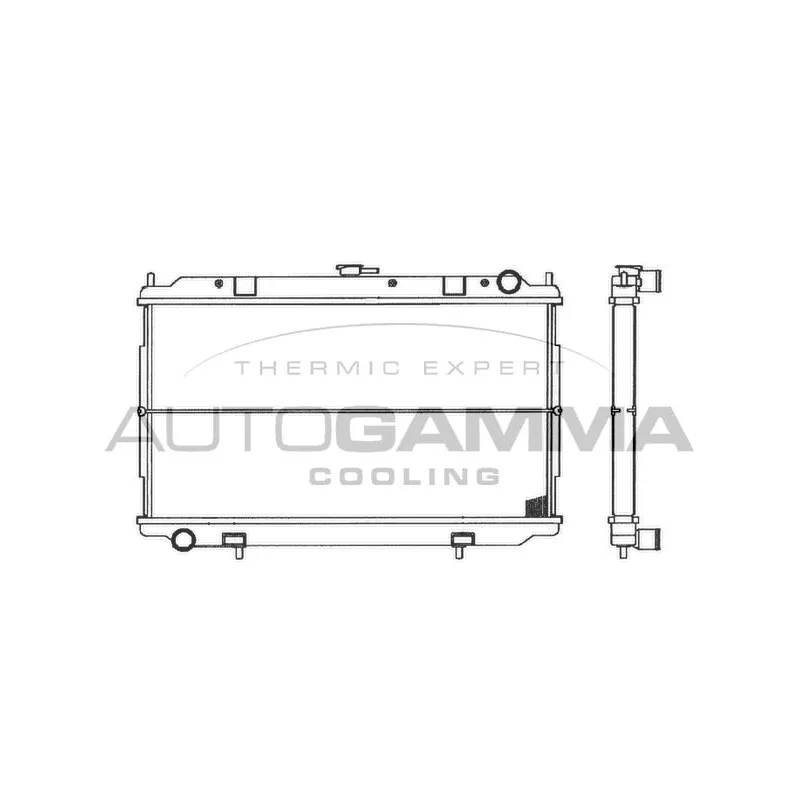 Radiateur, refroidissement du moteur AUTOGAMMA 103050