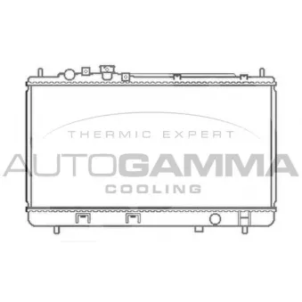 Radiateur, refroidissement du moteur AUTOGAMMA 103056