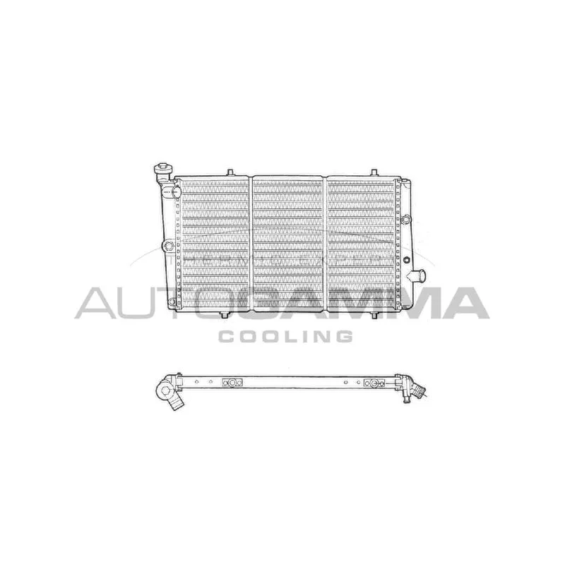 Radiateur, refroidissement du moteur AUTOGAMMA 103065