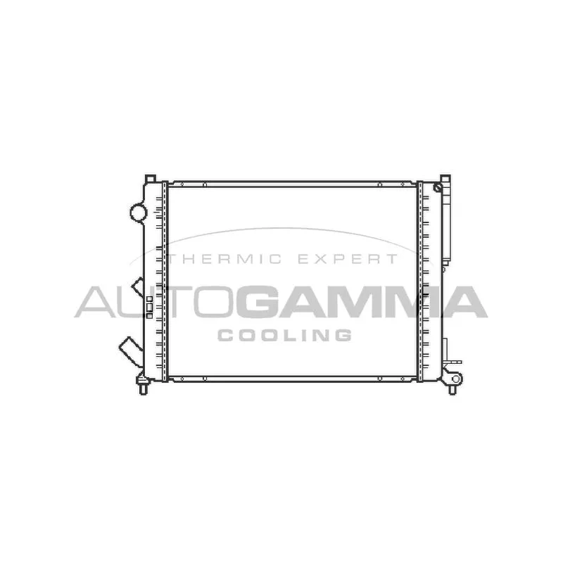Radiateur, refroidissement du moteur AUTOGAMMA 103066