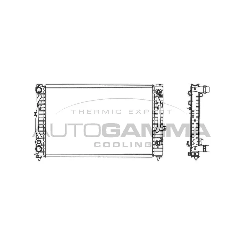 Radiateur, refroidissement du moteur AUTOGAMMA 103067